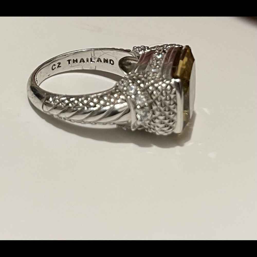 Judith Ripka 925 ring - Picture 4 of 12